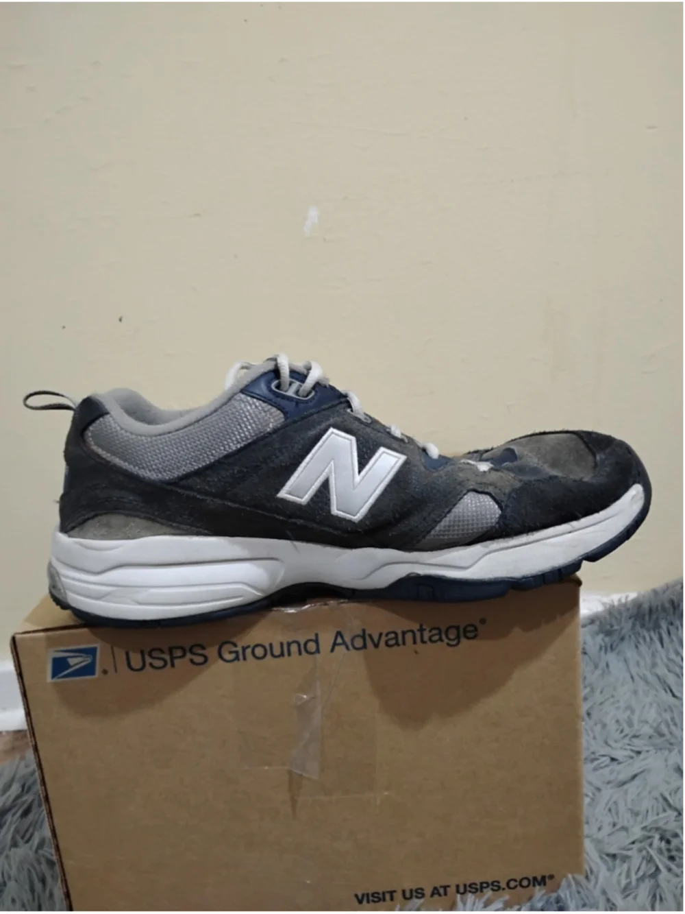New Balance 609 Mens Size 13 Grey Casual Shoes Sneakers Walking MX609V2N